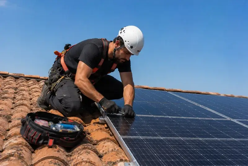 Maintenance et monitoring de panneaux solaires à Aulnoy-lez-Valenciennes